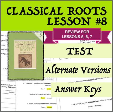 classical roots c lesson 8