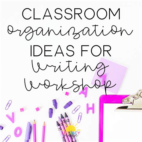 Classroom Organization For A Successful Writing Workshop Teaching Organization In Writing - Teaching Organization In Writing