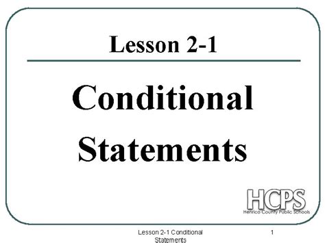 Download Classwork 2 1 Conditional Statements 