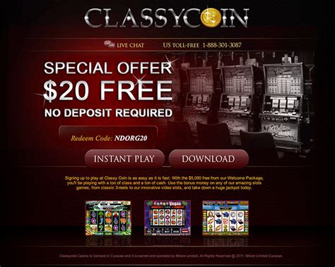 classy coin casino no deposit bonus