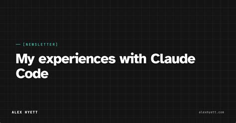 Claude Thomas My Experiences
