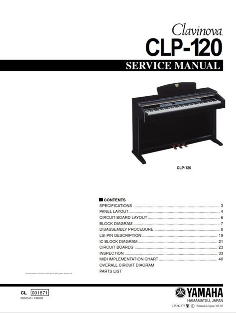 Clavinova Service
