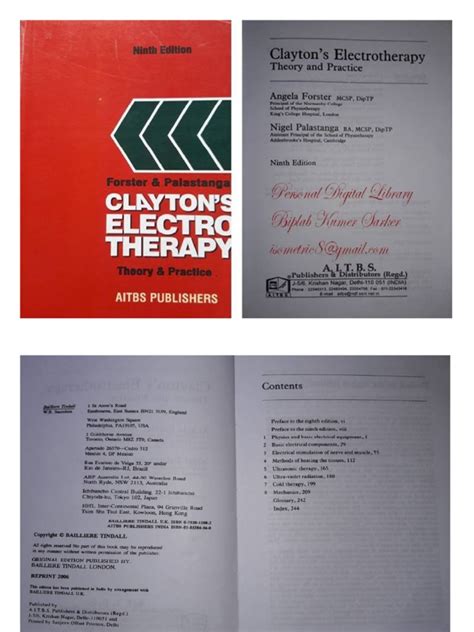 Read Clayton Electrotherapy 9Th Edition 