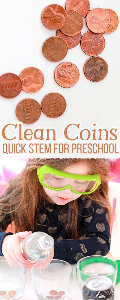 Clean Coins A Quick Stem Activity For Preschool Science Experiments With Coins - Science Experiments With Coins