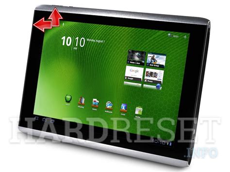Full Download Clean Boot And Factory Data Reset Acer Iconia Tab A501 