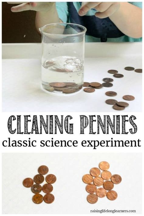Cleaning Pennies Science Experiment For Kids Shiny Penny Science Experiment - Shiny Penny Science Experiment