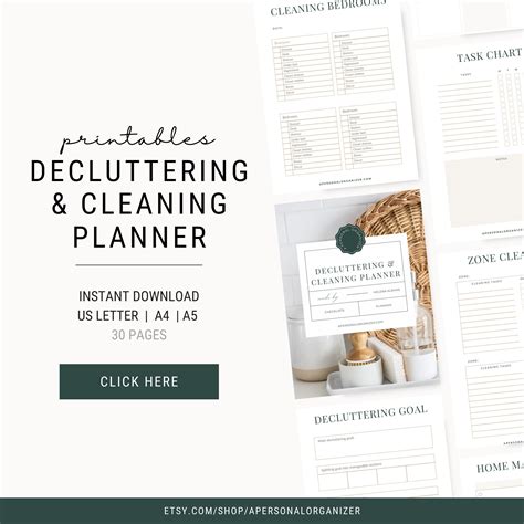 Cleaning Planner Declutter And Organize Your Home