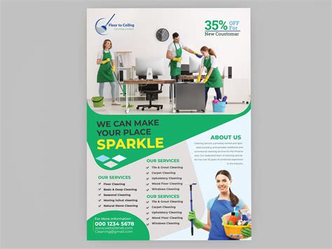 cleaning services brochure