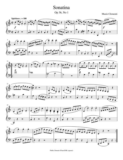 Clementi Sonatina Analysis