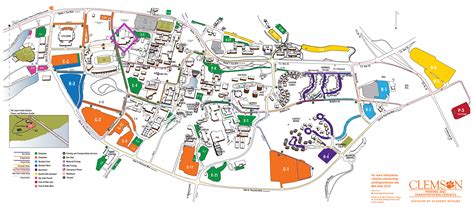 Clemson Campus Map