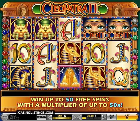 cleopatra 2 slot machine free play/