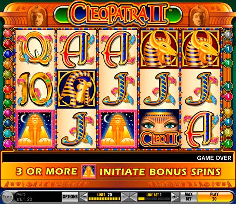 cleopatra ii slot machine free play Online Casino spielen in Deutschland