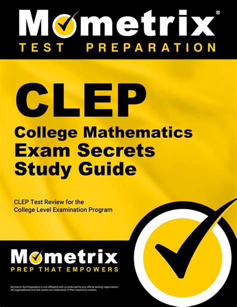 Read Online Clep College Mathematics Exam Guide 