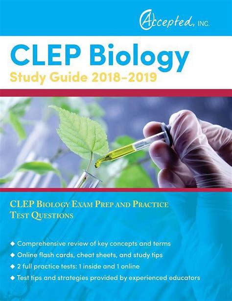 Full Download Clep Exam Biology Study Guide 