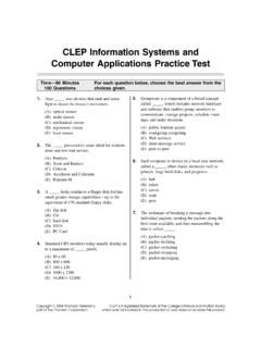 Full Download Clepr Information Systems And Computer Applications Examination Guide 