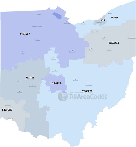 cleveland ohio phone code