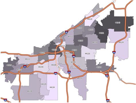 cleveland ohio zip code