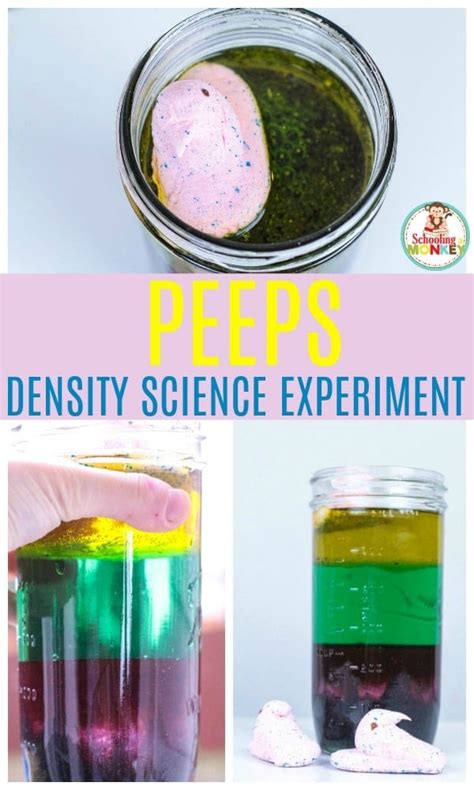 Clever And Fun Peeps Density Science Experiment For Density Science Experiment - Density Science Experiment