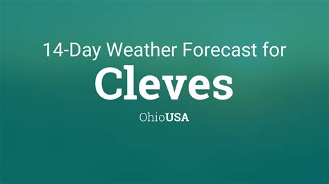 cleves ohio weather