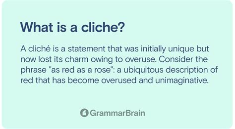 Cliche Definition