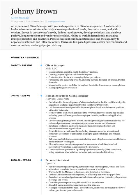 Client Manager Resume Example Kickresume Sample Resume For Client Relationship Management - Sample Resume For Client Relationship Management