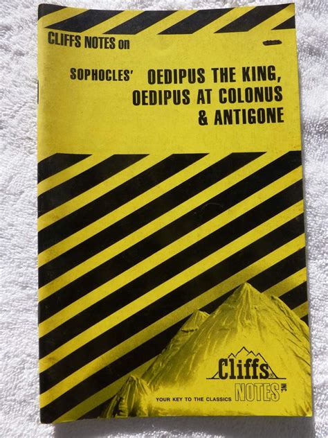 Cliff Notes Oedipus The King