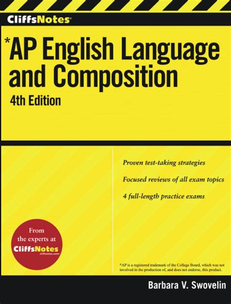 Cliffsnotes Ap English Language And Composition 4th Edition