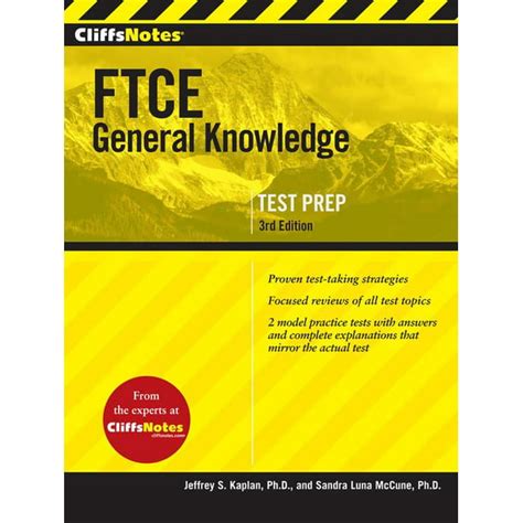 Read Cliffsnotes Ftce General Knowledge Test 3Rd Edition 