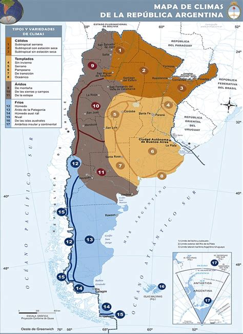 Clima De Argentina Mapa