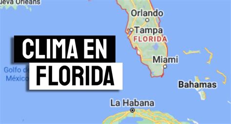 clima en florida