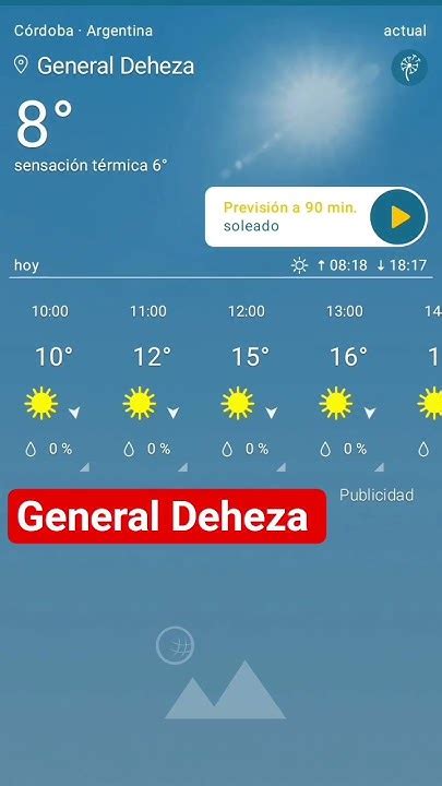 Clima General Deheza