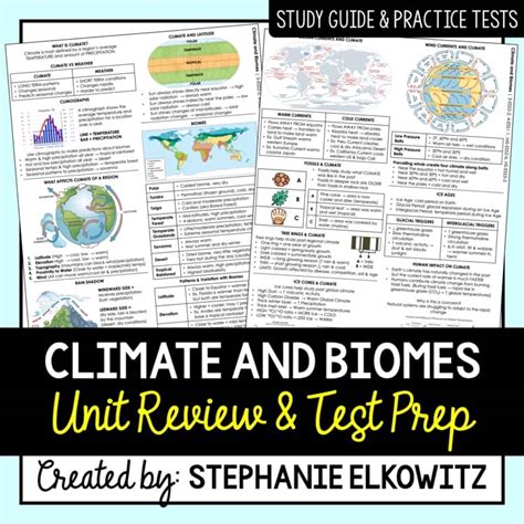 Climate And Biomes Study Guide Answers