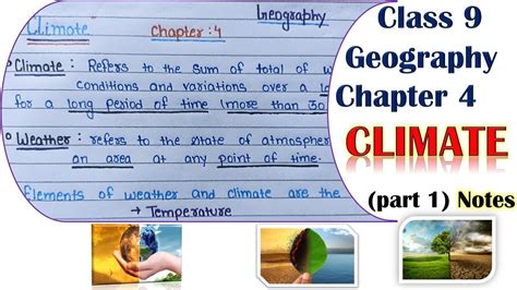 Climate Class 9 Notes