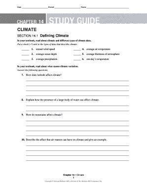 Download Climate Study Guide Answers 