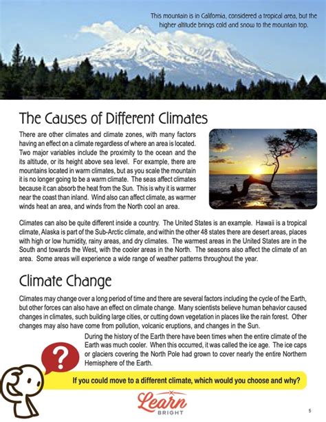Climates Free Pdf Download Learn Bright Climate Worksheet For 4th Grade - Climate Worksheet For 4th Grade