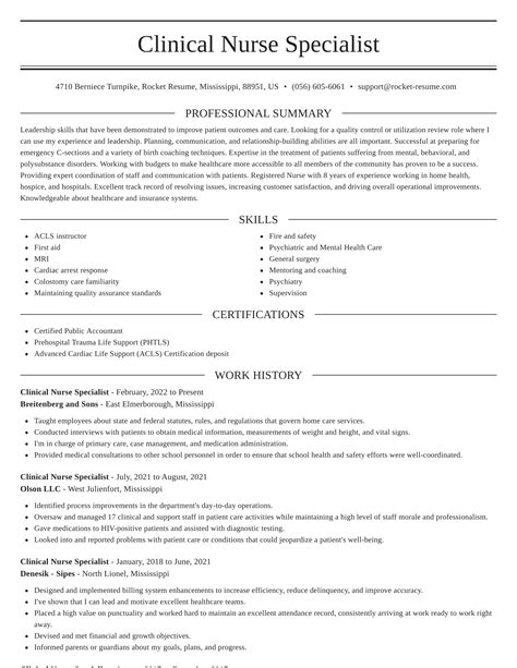 Clinic Nurse Resume Samples Qwikresume Clinical Nurse Resume Examples - Clinical Nurse Resume Examples