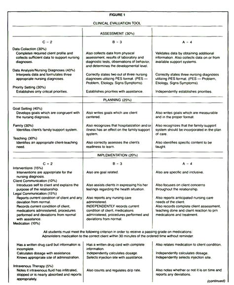 Clinical Evaluation Nursing Student Evaluation Comments Examples