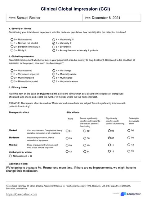 Clinical Global Impression