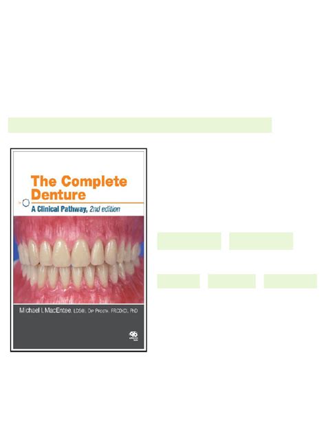 Clinical Guide To Complete Denture Prosthetics