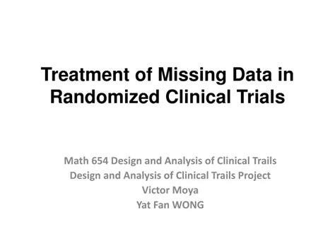 Clinical Trials With Missing Data A Guide For Practitioners Statistics In Practice By Michael Okelly 2014 04 07