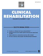 Read Clinical Rehabilitation 