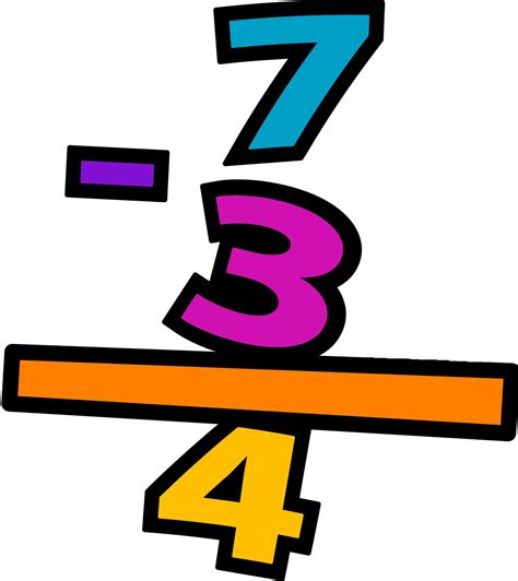 Clip Art Of A Subtraction Stock Illustrations Subtraction Illustration - Subtraction Illustration