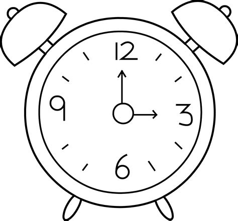 Clock Drawing Images For Kids Free Printable Pdf Clock Drawing With Color - Clock Drawing With Color