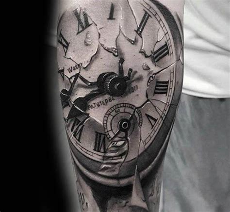 clock3dtattoos3dtattootattooideastatsagooduntomwoodcock