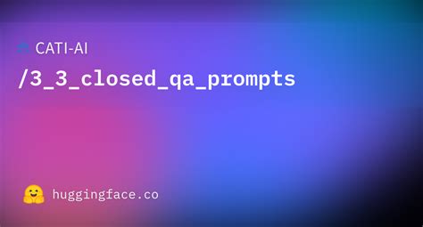 Closed Qa Prompts