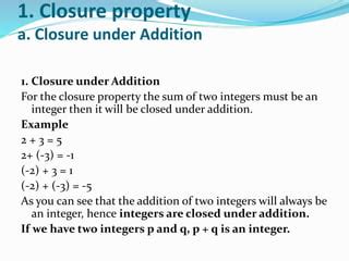 Closed Under Addition