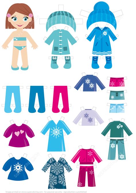 Read Clothes Templates For Paper Dolls Weather Theme 