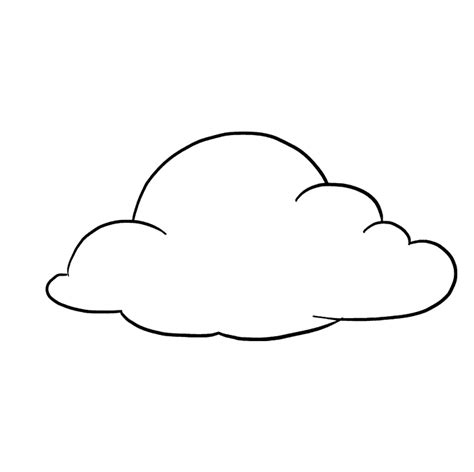 cloud drawing easy