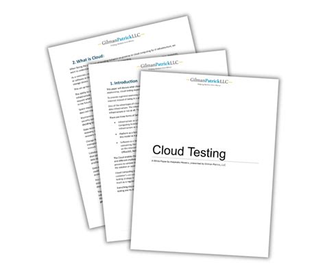 Download Cloud Testing White Paper 