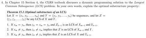 Read Clrs Chapter 15 Solutions 